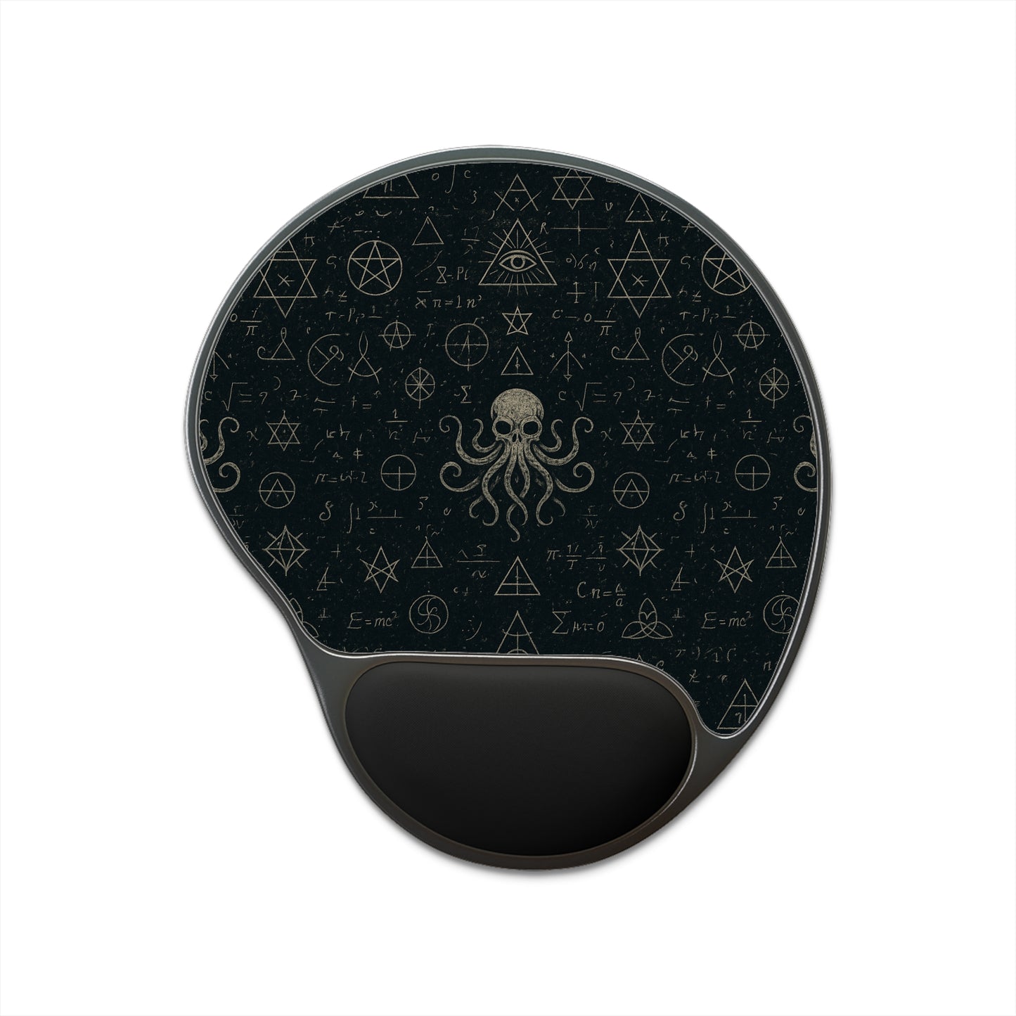Mystical Cthulhu Mouse Pad with Wrist Rest, Gaming Mousepad, Office Desk Accessory, Unique Gift for Gamers, Dark Aesthetic Decor